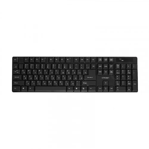 Комплект CROWN Wirelless CMMK-954W Черный 