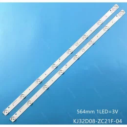 Подсветка ТВ 32” (8Led 3V 615мм 2шт) KJ32D08-ZC21F-05, XJ32D08-ZC21FG-01                                                                                                                                                                                  