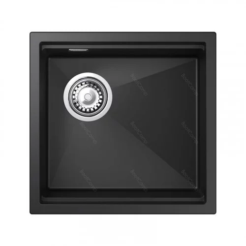 Мойка RIVELATO LINO 454-L 1-чаш 450*440 nero арт.LN-454-L nero 