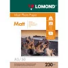 Бумага матовая A3 Lomond 230г/м2 50лист. (0102156) 