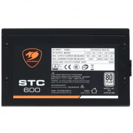 Блок питания Cougar STC 600 [CGR SC-600] черный                                                                                                                                                                                                           