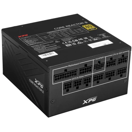 Блок питания ADATA XPG CORE REACTOR II 1000 GOLD [COREREACTORII1000G-BKCE] черный 