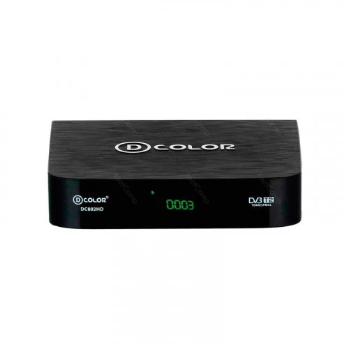 Приемник цифровой эфирный DVB-T2 D-color DC802HD 