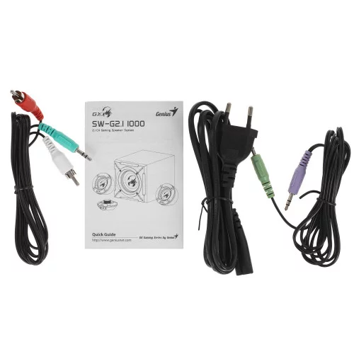 Колонки Genius SW-G2.1 1000 черный 