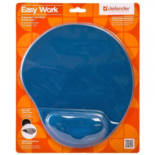 Коврик Defender Easy Work голубой 260x225x5 мм 