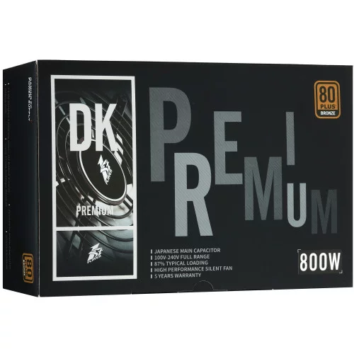 Блок питания 1STPLAYER DK PREMIUM 8.0 [PS-800AX] черный 