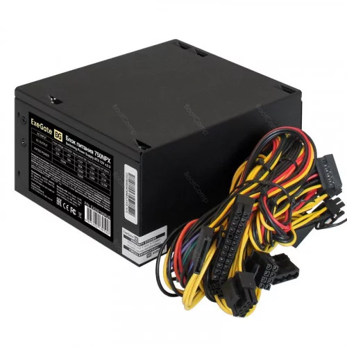 Блок питания ExeGate 750W 750NPX (без сетевого шнура) EX292180RUS 