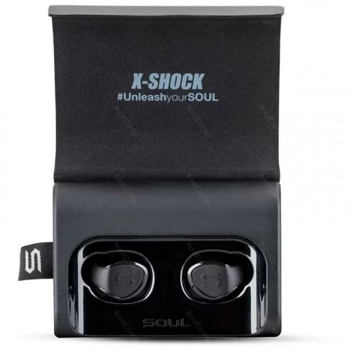 Беспроводные наушники с микрофоном Soul X-Shock черные 