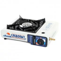 Плита настольная газовая Следопыт PF-GST-M01 PoweR с переходником                                                                                                                                                                                         