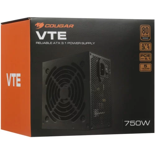 Блок питания Cougar VTE 750 [31VA075.6433P] черный 