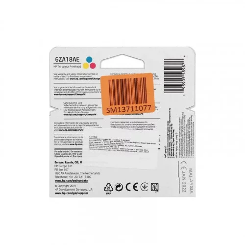 Печатающая головка для HP InkTank 100/300/400 6ZA18AE color 