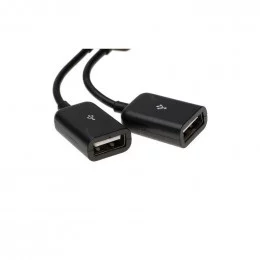 Переходник OTG USB Type-C - 2xUSB 2.0 KS-is (KS-813)                                                                                                                                                                                                      