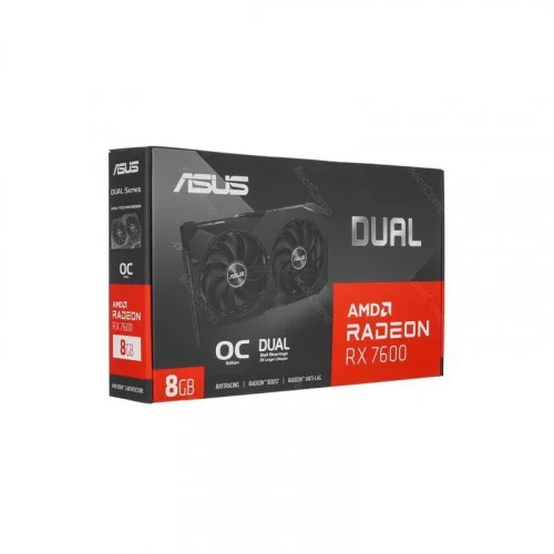 Видеокарта ASUS AMD Radeon RX 7600 DUAL OC V2 (DUAL-RX7600-O8G-V2) 