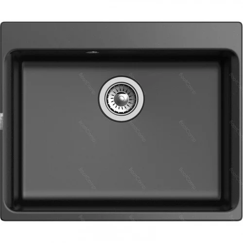 Мойка RIVELATO AXEL 60 1-чаша 630*520мм nero арт.Х-60 nero 
