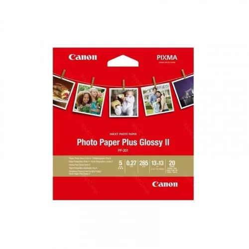Фото-бумага 13x13 265 г/м2 20л Canon Photo Paper Plus Glossy II PP-201 (2311B060) 