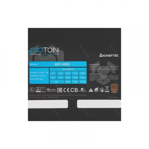 Блок питания Chieftec Proton 500W (BDF-500S) 