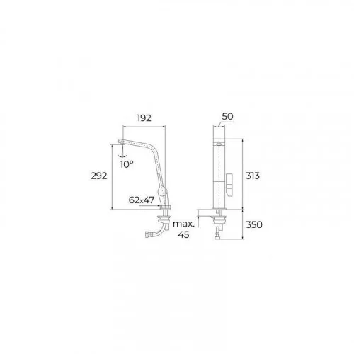 Кухонный смеситель TEKA ICC 915 (116030006, золото) 