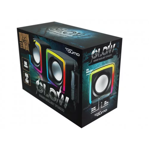 Колонки Qumo Glow черный 