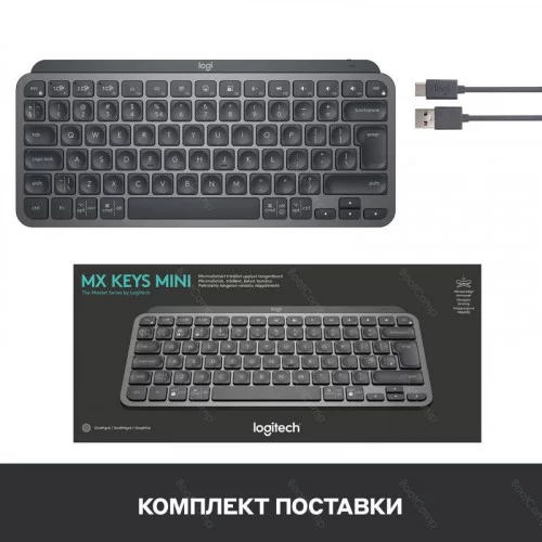 Беспроводная клавиатура Logitech MX Keys Mini Minimalist Illuminated GRAPHITE (920-010501) 