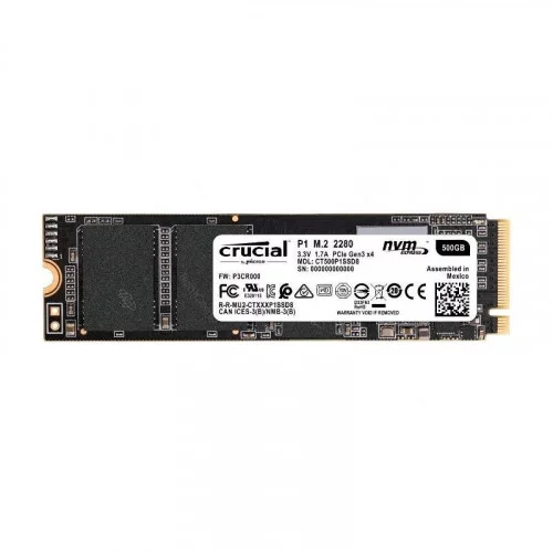 Жесткий диск SSD M.2 500GB CRUCIAL NVMe CT500P1SSD8 