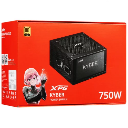 Блок питания ADATA XPG KYBER 750 [KYBER750G-BKCEU] черный 