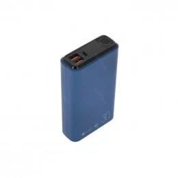 Портативная батарея OLMIO QS-30 30000мАч синяя soft-touch                                                                                                                                                                                                 