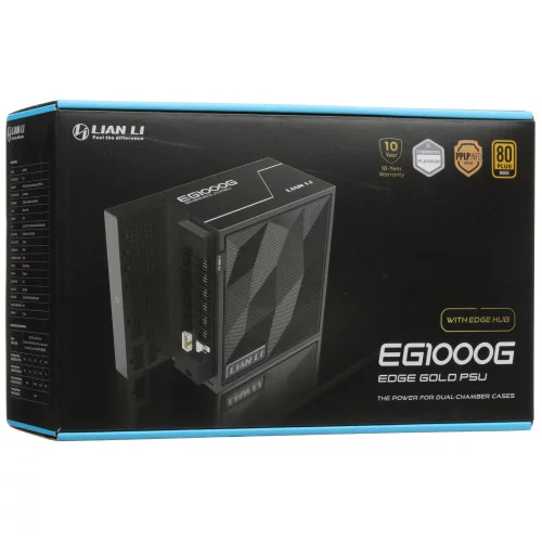Блок питания LIAN LI EDGE GOLD 1000W [G9P.EG1000G.BH00.RU] черный 