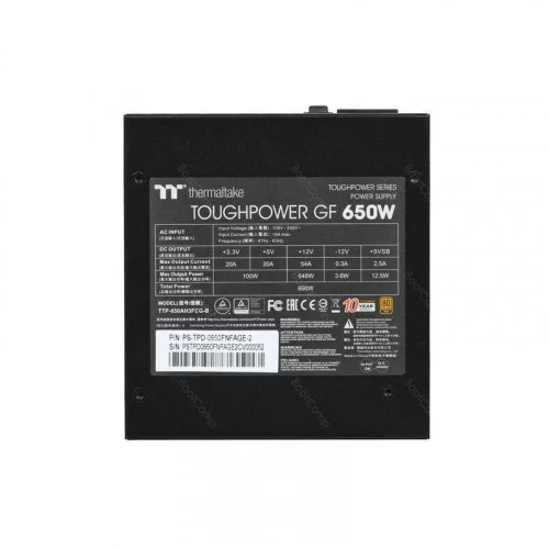 Блок питания Thermaltake 650W Toughpower GF (PS-TPD-0650FNFAGE-2) 