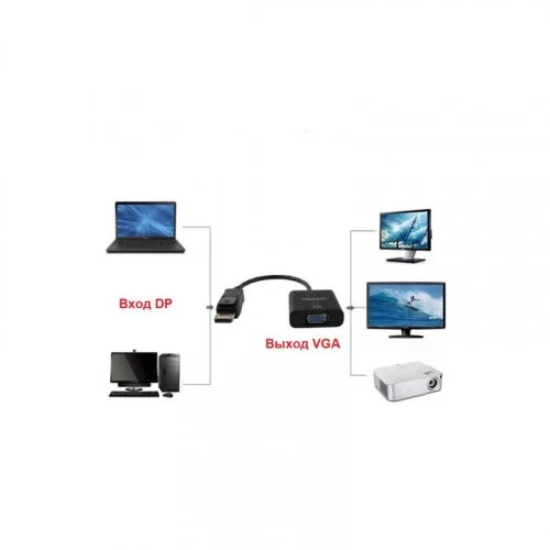 Переходник DisplayPort - VGA KS-is (KS-454) 