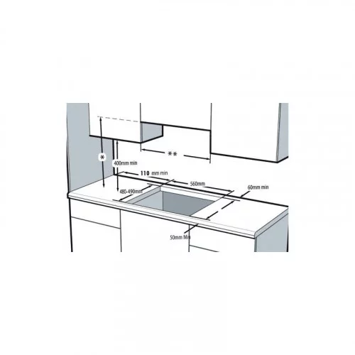 Варочная поверхность газовая Hotpoint HG 62FA/BK 