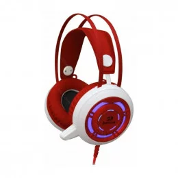 Наушники с микрофоном Defender Redragon Sapphire красный+белый                                                                                                                                                                                            