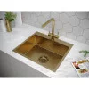 Кухонный смеситель PAULMARK SKALEN-BG Sk213020-BG брашированное золото 
