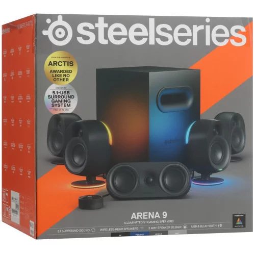 Колонки SteelSeries ARENA 9 черный 