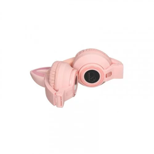 Наушники беспроводные Borofone BO18 Cat (Pink) 