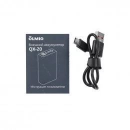 Портативный аккумулятор OLMIO QX-20 20000mAh темно-зеленый                                                                                                                                                                                                