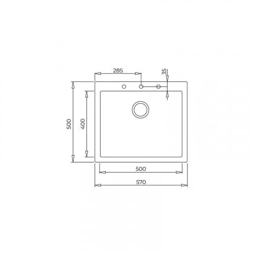 Кухонная мойка TEKA FORSQUARE 50.40 TG 115230009 белый 