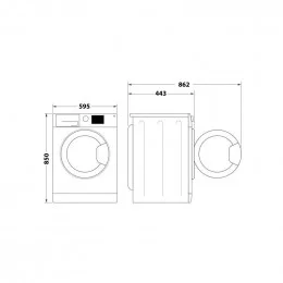 Стиральная машина INDESIT MTWSA 61053W EE                                                                                                                                                                                                                 