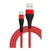 Кабель TFN FORZA micro-USB - USB 1 метр черный-красный (TFN-CFZMICUSB1MRD) 