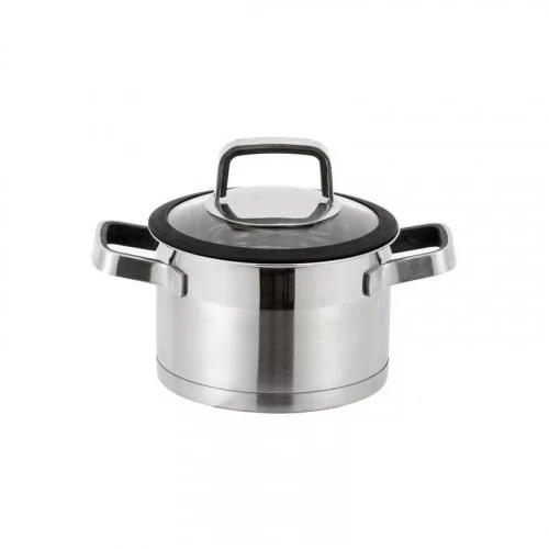 Кастрюля DOMOLETTI Grey Metallic FC124 4.4L с крышкой 