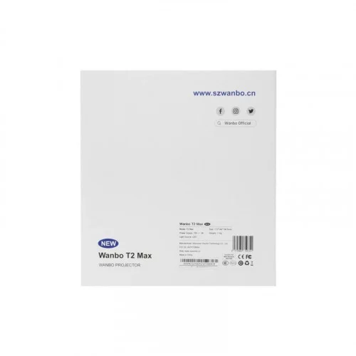 Проектор Wanbo Projector T2 Max New синий 