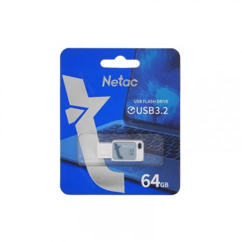 Память USB3.2 Flash Drive 64Gb Netac UA31 [NT03UA31N-064G-32BL] 