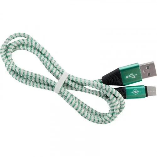 Кабель Smartbuy HEDGEHOG (iK-3112HH green) Type-C Зеленый 
