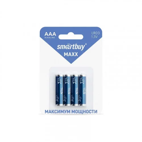 Батарейки Smartbuy MAXX LR03/4B (48/480) (SBBM-3A04B) 