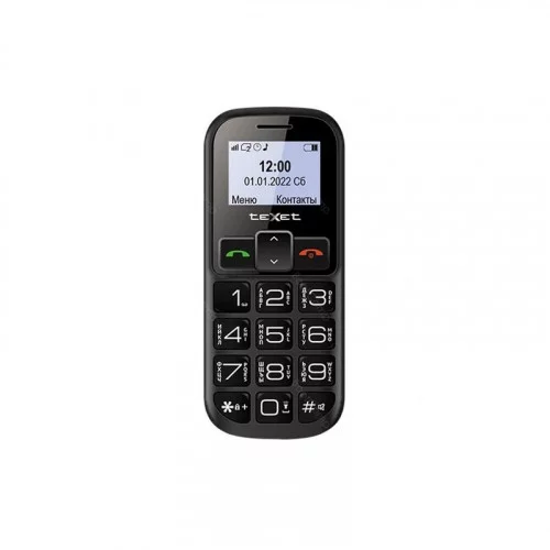 Телефон мобильный teXet TM-B322 чёрно-красный 