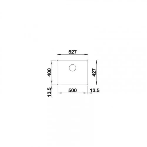 Кухонная мойка BLANCO SUBLINE 500-F 523532 антрацит 