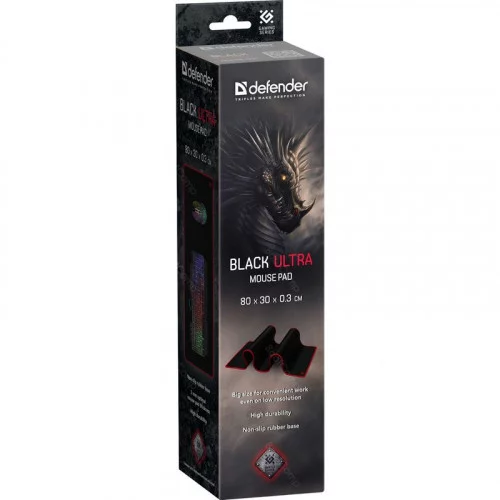 Коврик Defender Black Ultra 800*300*3 мм 