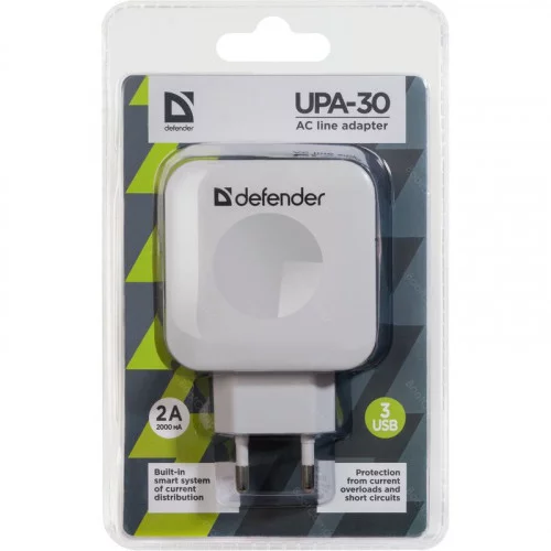 Сетевое зарядное устройство Defender UPA-30 83535 
