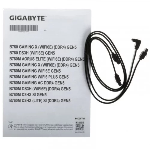 Материнская плата GIGABYTE B760M AORUS ELITE GEN5 