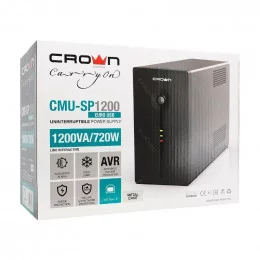 ИБП CROWN CMU-SP1200EURO USB - 1200 ВА720 вт                                                                                                                                                                                                              