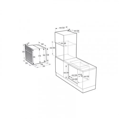 Духовой шкаф Gorenje BO6735CLI 